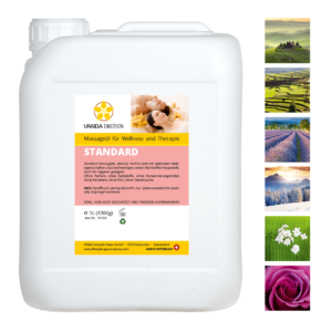 STANDARD Massageöl mit Aromaöl-Mischungen